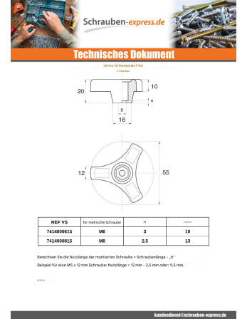 1 x Mutter Von MANÖVER Abflussreiniger 3...