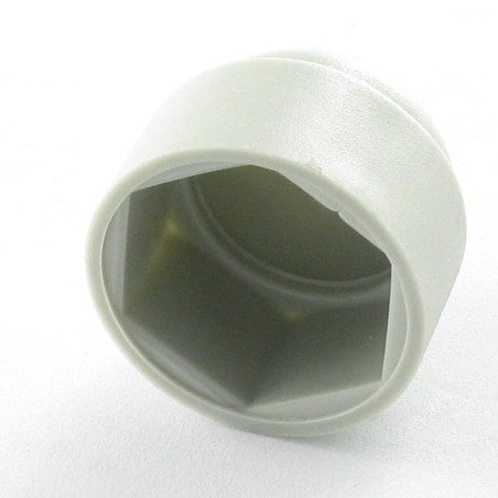 1 x Abdeckkappe für Muttern oder Schraubenkopf Sechskantkopf M12 Polyethylen Eben 18 RAL7038