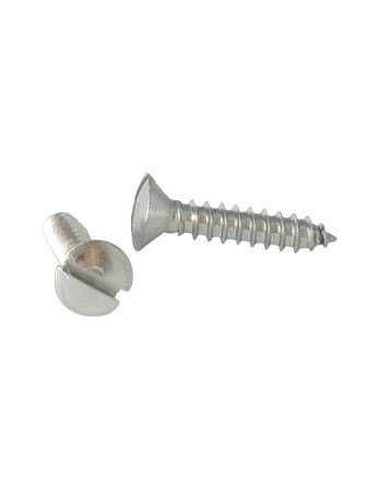 1 x Blechschraube Edelstahl A2 Flacher Senkkopf...