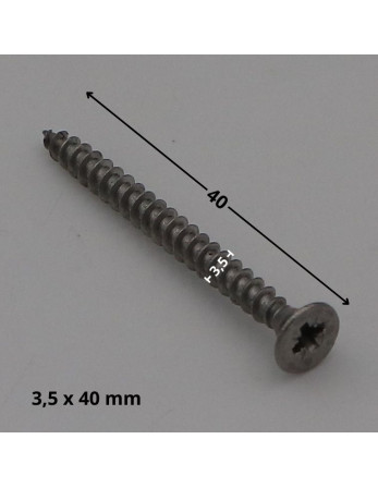 1 x Spanplattenschrauben Edelstahl A2...