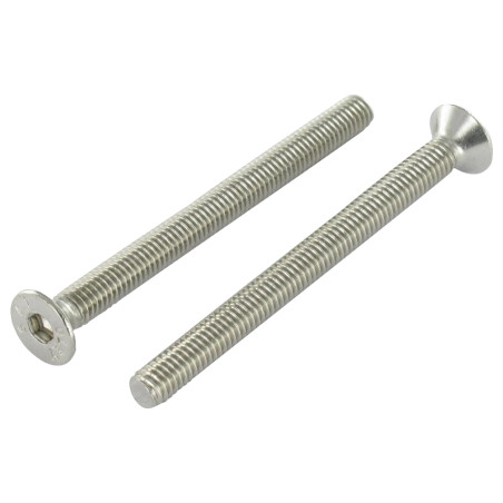 1 x Metallschrauben Edelstahl A2 Innensechskant mit flachem Kopf Schraubenschlüssel 5 M8X120 Gesamtgewinde