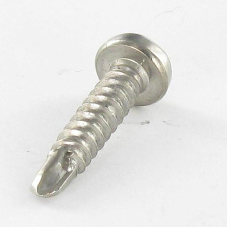 1 x Selbstbohrende Schrauben Zylindrischer Flachkopf T15 3,9 x 19 Edelstahl A4