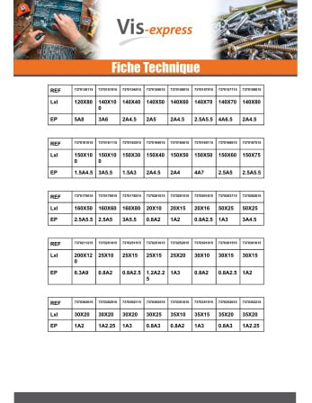 1 x Rechteckige Kappe für Tube 50x25...