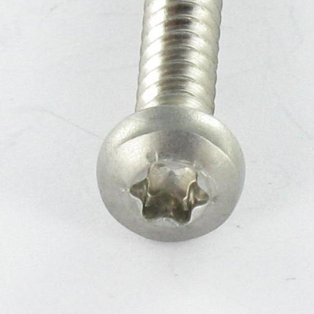 1 x Blechschraube breitem gewölbtem kopf 4,2 x 35 Edelstahl A2 T20 Pilot Spitze