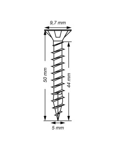 Spax T-STAR MEHR Senkkopfschraube T20 Edelstahl A2 5x50... 2