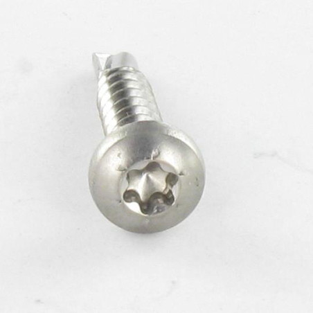 1 x Selbstbohrende Schrauben Zylindrischer Halbrundkopf T10 3,5 x 9,5 Edelstahl A2