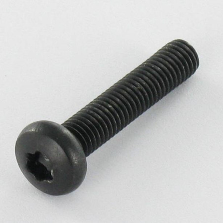 1 x Metallschrauben breitem gewölbtem kopf Edelstahl A2 M5x25 Schwarz T20
