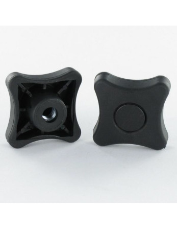 1 x Muttern FLIEGEN schwarzes Nylon M5