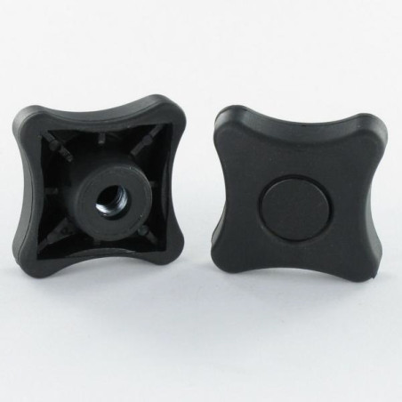 1 x Muttern FLIEGEN schwarzes Nylon M5
