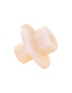 Muttern Gerändelt Schulter natürlich nylon M4