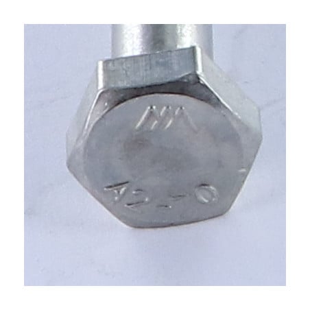 1 x Schrauben mit teilgewinde Edelstahl A2 Sechskantkopf M33X140