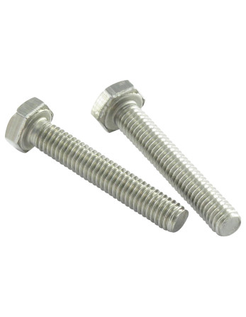 1 x Metallschrauben Edelstahl A2 Sechskantkopf...