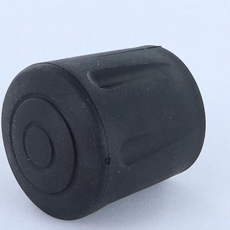 1 x Runder Biteinsatz aus Gummi Schwarz Für Tube 16 für 17