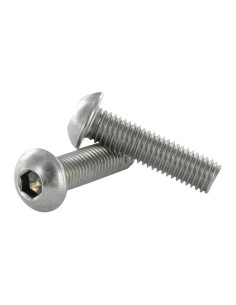 Metallschrauben Edelstahl A2 Flachrundschraube mit...