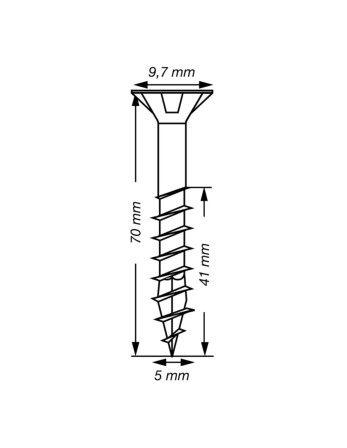 1 x Spax T-STAR MEHR Senkkopfschraube T20...