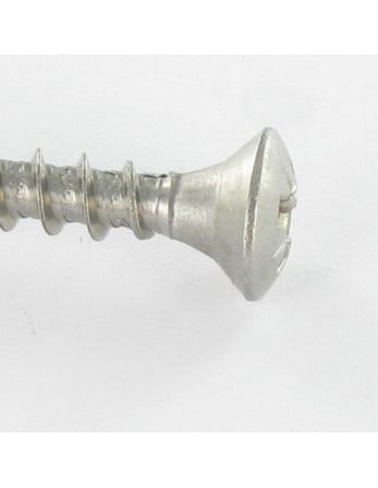 1 x Spanplattenschrauben Edelstahl A2 Flacher...