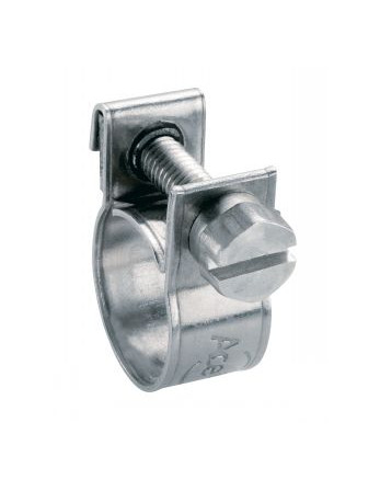 1 x MINICLAMP Durchmesser 7 für 9 Zinkstahl W1