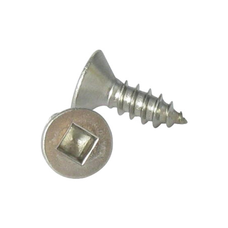 1 x Blechschraube Senkkopfschraube Carr 4,2 x 32 Viereckig 2 Edelstahl A2