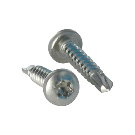 1 x Selbstbohrende Schrauben Zylindrischer Halbrundkopf T15 3,9 x 13 Edelstahl A2