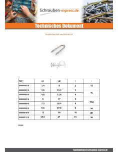 M Kurzgliedrige Kette Durchmesser 6 Edelstahl A4 (Meterware) 2