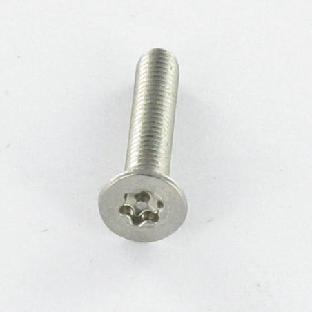 1 x Metallschrauben Edelstahl A2 Sichere Senkkopfschraube T30 mit Zapfen M6x25