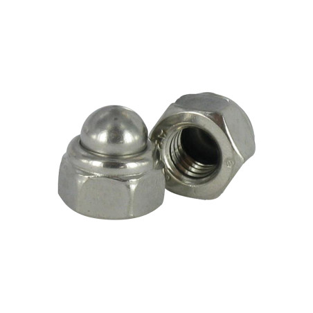 1 x Hutmutter Sicherung M6 Edelstahl A2
