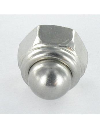 1 x Hutmutter Sicherung M6 Edelstahl A2
