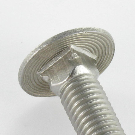 1 x Schlossschrauben Edelstahl A4 M6x45 Teilgewinde