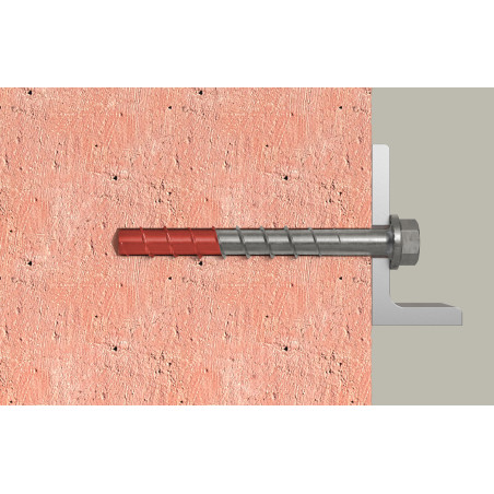 1 x Betonschraube Sechskantkopf FISCHER ULTRACUT FBS II UNS 8x100 Edelstahl A4