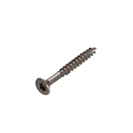 1 x Spanplattenschrauben TEKOR Edelstahl A2 Senkkopfschraube Gezahnt T25 6X50 Mit Gewinde 30 cut Bohrspitze mit Typ 17