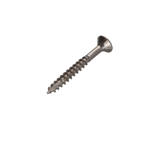 1 x Spanplattenschrauben TEKOR Edelstahl A2 Senkkopfschraube Gezahnt T25 6X50 Mit Gewinde 30 cut Bohrspitze mit Typ 17