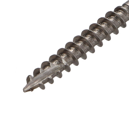 1 x Spanplattenschrauben TEKOR Edelstahl A2 Senkkopfschraube Gezahnt T25 6X50 Mit Gewinde 30 cut Bohrspitze mit Typ 17