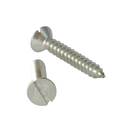 1 x Spanplattenschrauben Senkkopfschraube Gespalten 4x25 Edelstahl A2