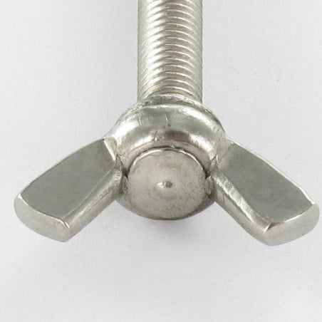 1 x Schraube Flügel M10x25 Amerikanische Form Edelstahl A2