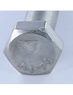 Schrauben mit teilgewinde Sechskantkopf M12x100 Edelstahl A4 2