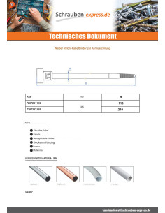 Schlauchschelle IDENTIFIKATION Nylonstrumpfhose 2,5 x 210 2