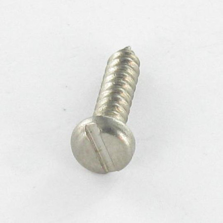 1 x Blechschraube Edelstahl A2 Zylindrischer Flachkopf Gespalten 3,5 x 16