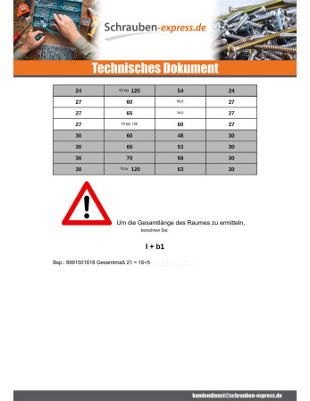 1 x Stiftschrauben ~1xDiameter Edelstahl A2...