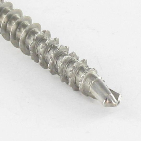 1 x Spanplattenschrauben Selbstbohrende Schrauben Senkkopfschraube Gezahnt 5x60 T25 Edelstahl A2