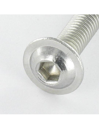 1 x Metallschrauben Flachrundschraube mit...