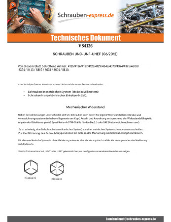 1 x Schrauben mit teilgewinde Sechskantkopf...