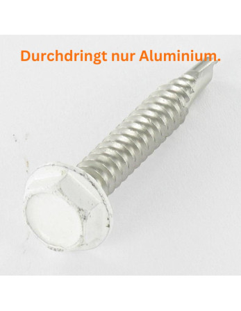 1 x Selbstbohrende Schrauben Sechskantkopf 6,3...