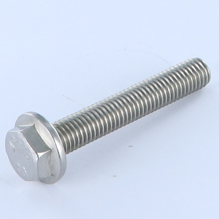 1 x Metallschrauben Sechskantkopf Glatte Flansche M10x40 Edelstahl A2
