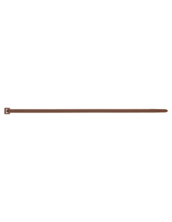 1 x Schlauchschelle Nylon Braun 4,8 x 290