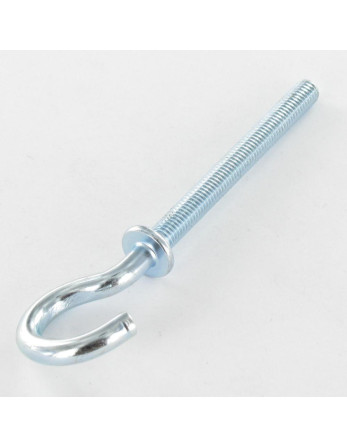 1 x Haken Metalle mit flansch M5X50 Verzinkt