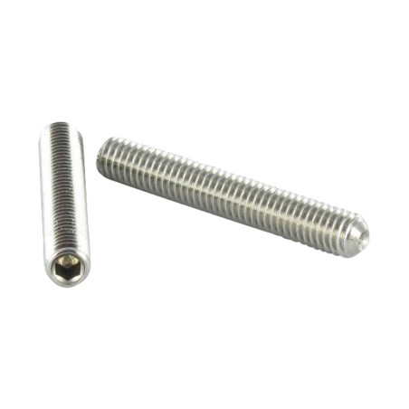 1 x Metallschrauben Edelstahl A2 Madenschraube Schraubenschlüssel 2.5 M5X5 Gewindestift mit Ringscheibe