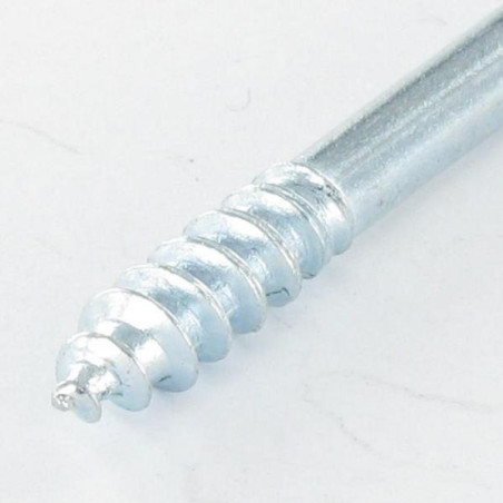 1 x Haken für Holzschraube 5x60 Verzinkt