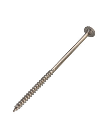 1 x Spanplattenschrauben Edelstahl A2 8x160 Mit...