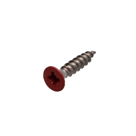 1 x Spanplattenschrauben Edelstahl A2 Senkkopfschraube Pozi 4x20 RAL3000