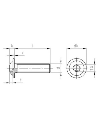 1 x Metallschrauben Flachkopf Kreuzschlitz mit...